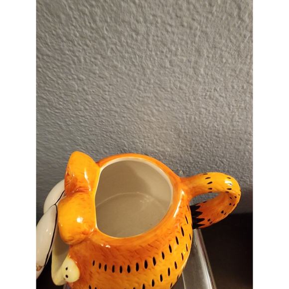Garfield Big Smile Paws Coffee Mug Googly Eyes 14 Oz. Westland Giftware - Picture 4 of 5